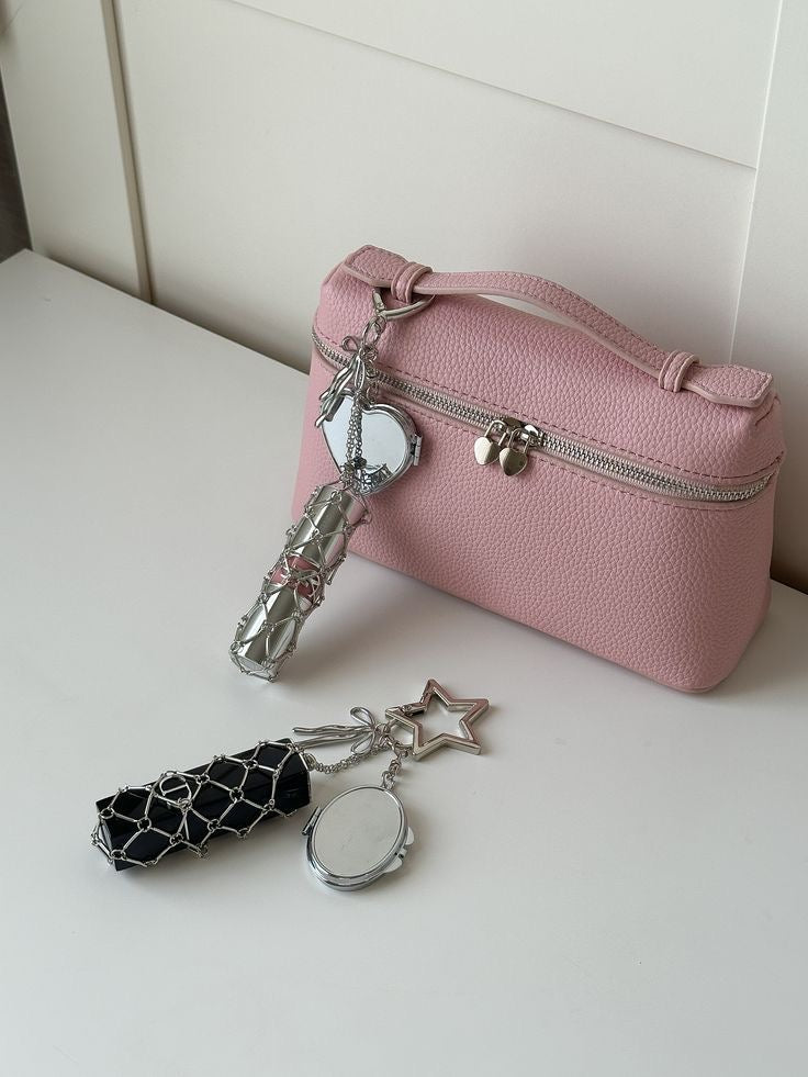 Viral lipstick holder keychain