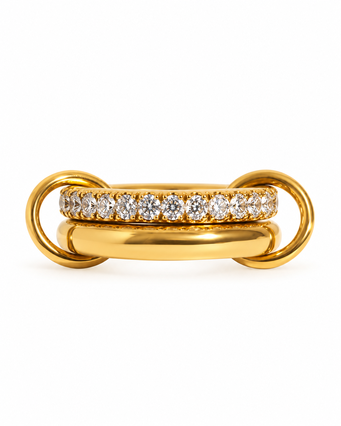White Spiritz Stacked Ring [Preorder]