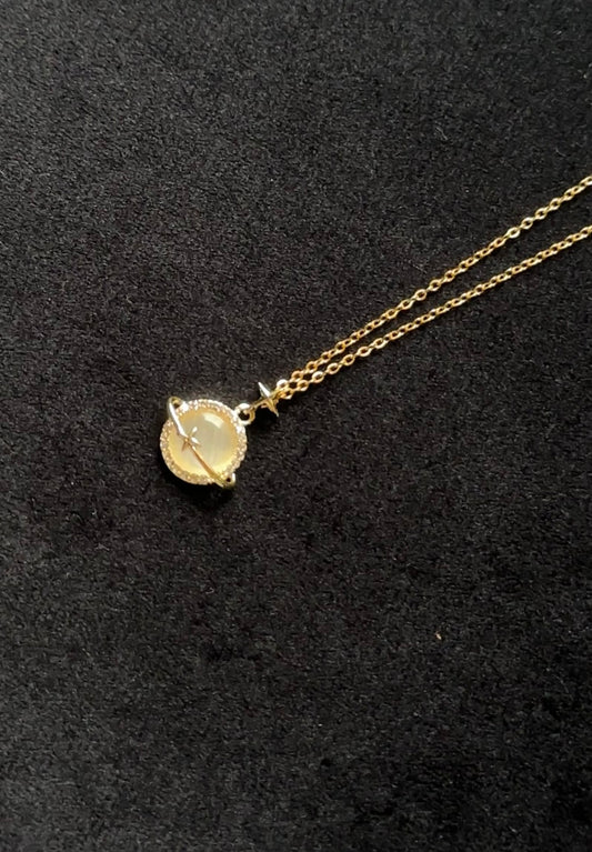 Saturn necklace