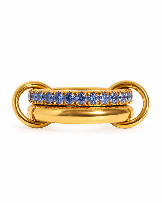 Blue Spiritz Stacked Ring [Preorder]