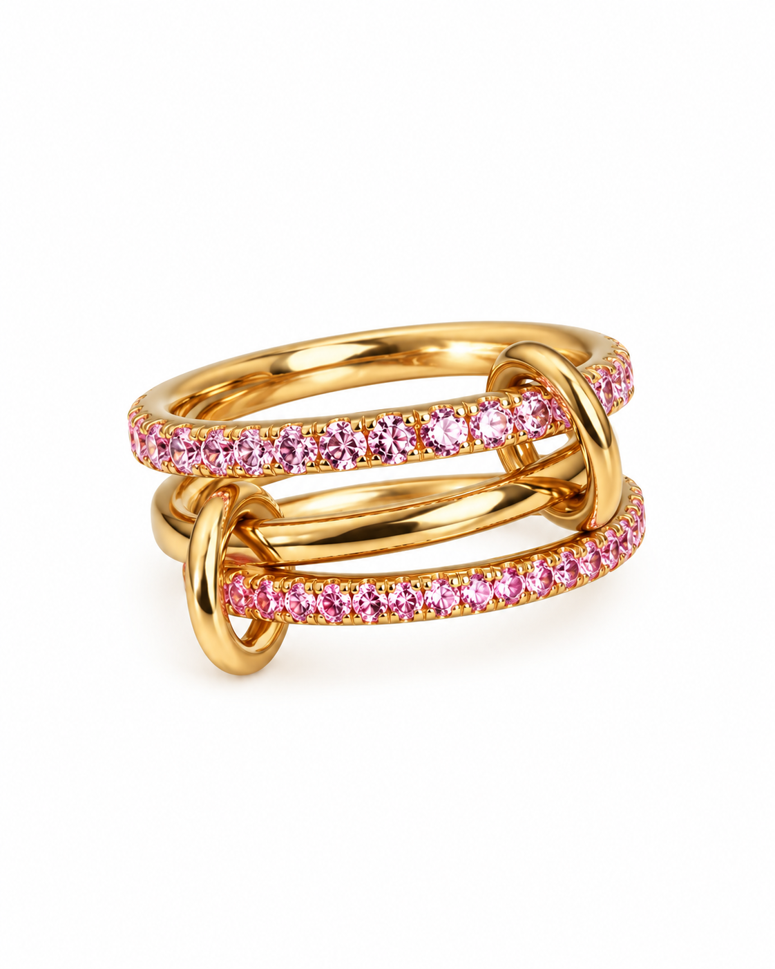 Pink Glaze Stacked Ring [Preorder]