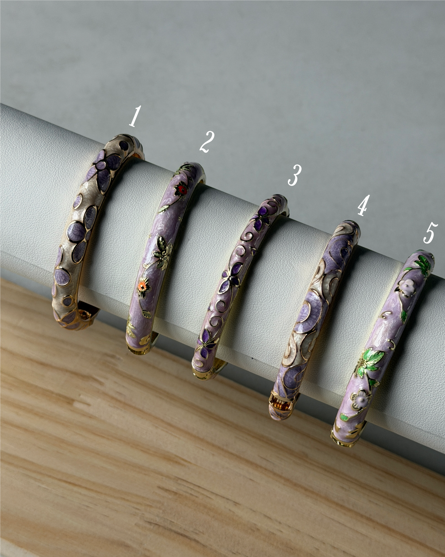 Meenakari Bracelet (Purple)