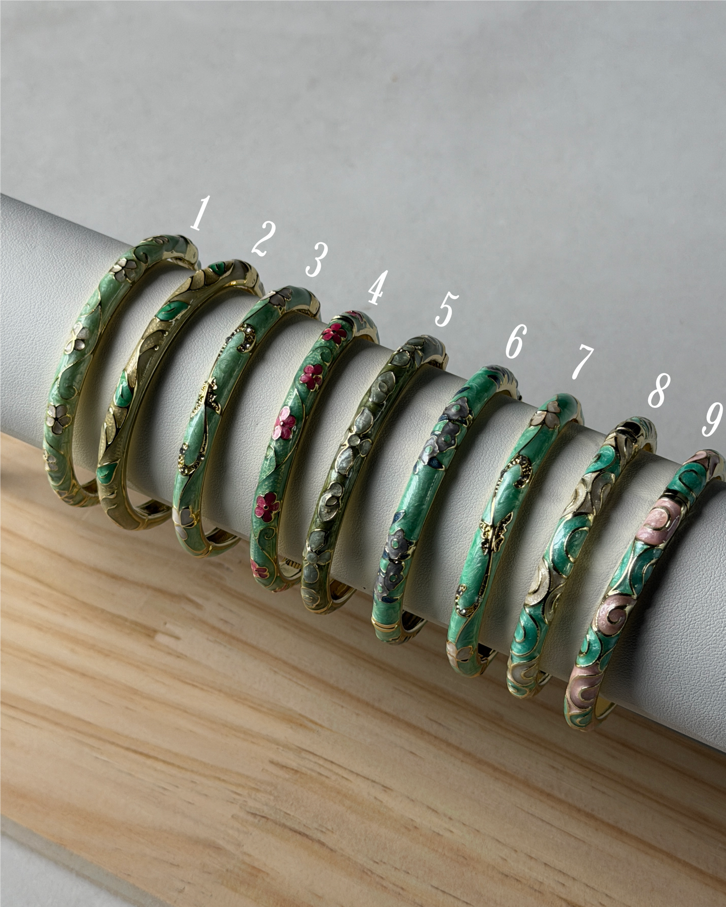 Meenakari Bracelet (Green)