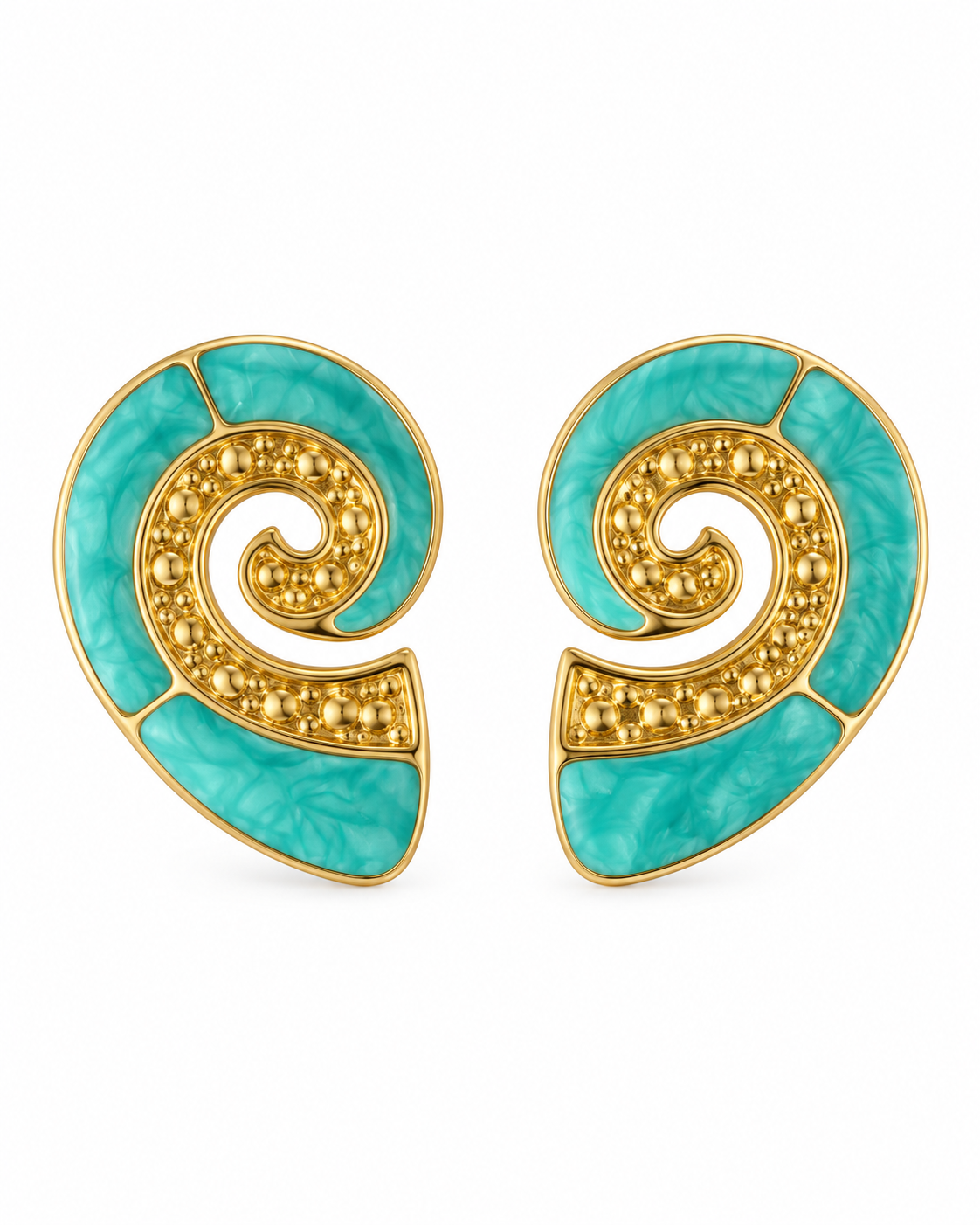 Coral earrings
