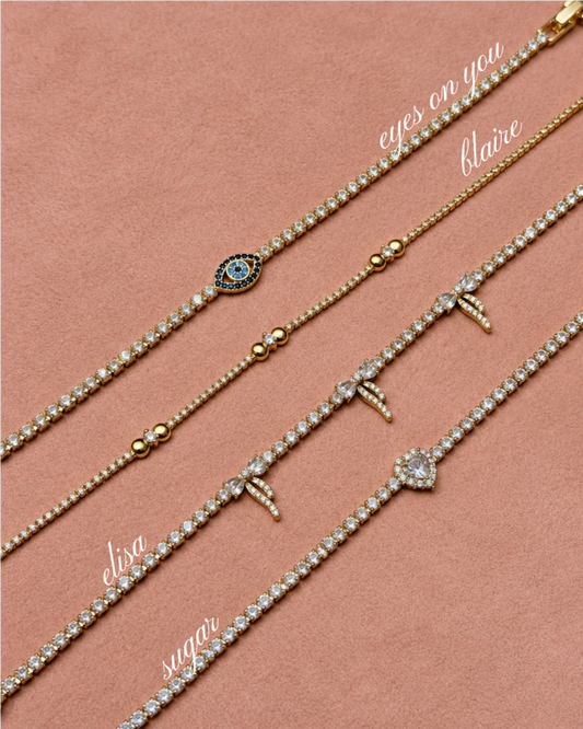 Chic Tennis Bracelets