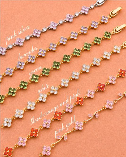 Clover tennis bracelets
